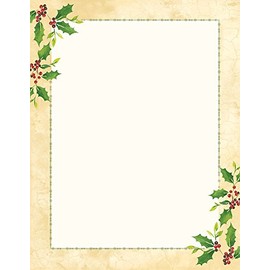 Great Papers! Falling Holly - Papelería imprimible, 8.5 x 11 pulgadas, paquete de 80 (2015049)