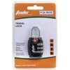 Firearms Safety Devices Corporation FSDC-TSA747RCB 3 Dial Steel Shackle Combo
