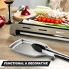 E-far Spoon Rest for Stove Top, 2-Piece Stainless Steel Spoon