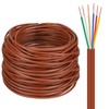 Buryeah Thermostat Wire Bell Wire Solid Copper Cable 18 Gauge