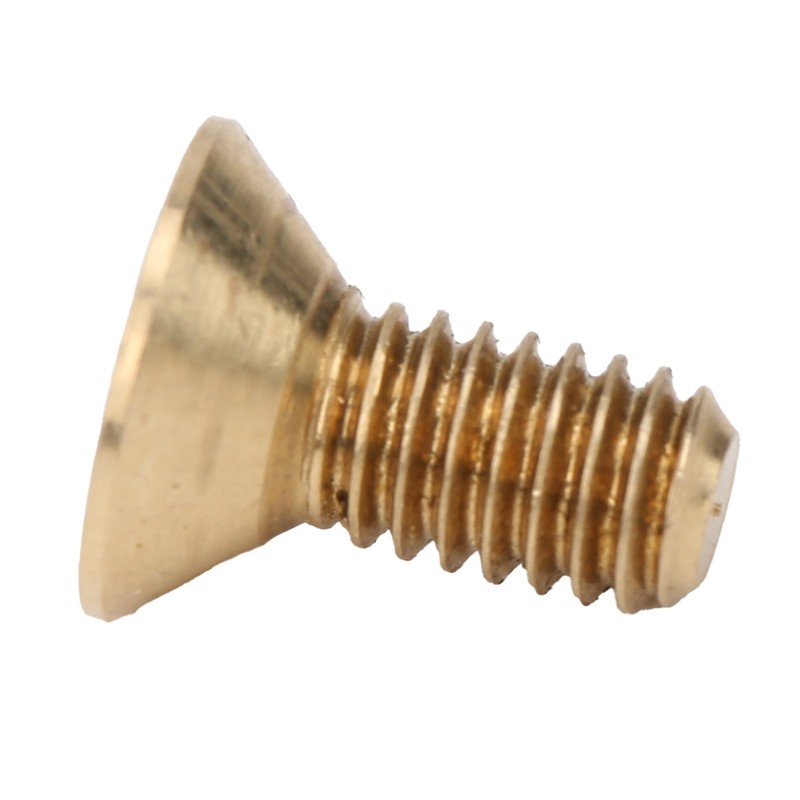 50Pcs Flat Hex Socket Screw Copper Countersunk Head Fastener Hardware