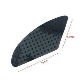 Yufna Non-Slip Sticker for Motorcycle Fuel Tank, Traction Pad, Knee Pads, Side Sticker, Gas Fuel Tank Sticker Protection, Traction Pad Motorcycle for Retro Motorcycles (Black)