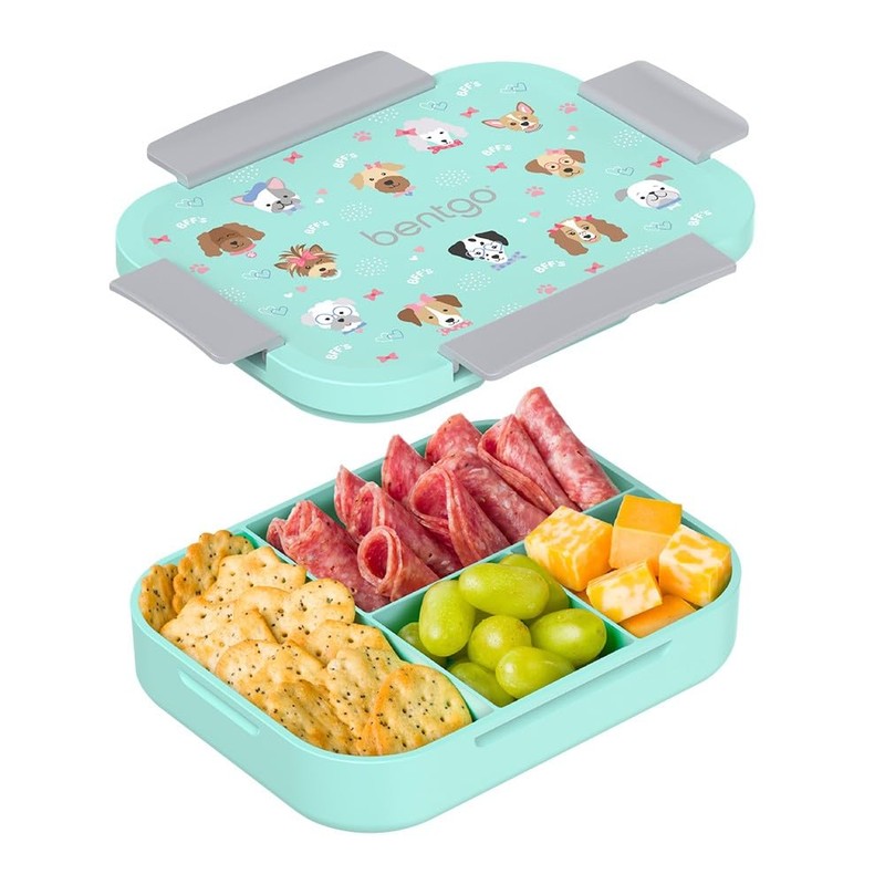 Bentgo Kids Snap and Go Lunch Box - Puppies
