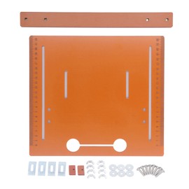 Cutting Machine Base Plate 25x28cm Saw Table Base Plate PP with 2cm Margin for Woodworking