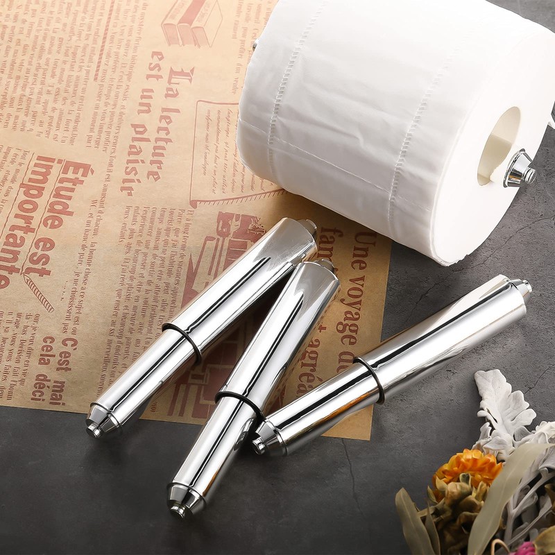 Shappy 4 Pieces Toilet Paper Holder Roller Replacement Plastic Spring