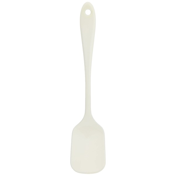 Nagao Tsubamesanjo Enamel Ice Spoon, White, Made in Japan