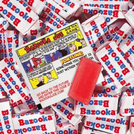 Topps BAZOOKA Bubble Gum, Original Flavor, Bulk & Delicious Gum (2 Pounds) Limited !