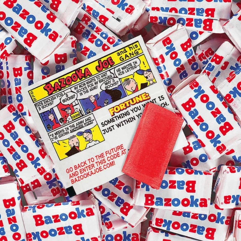 Topps BAZOOKA Bubble Gum, Original Flavor, Bulk & Delicious Gum