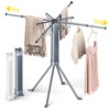 BIREN Clothes Drying Rack Foldable Extending Laundry Rack with 16