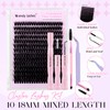 Lash Clusters Kit Natural Eyelashes Individual 3D Soft Cluster Lashes