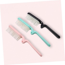 Minkissy 3pcs Travel Folding Hair Brush Soft Bristles Smoothing Brush for Women Men Boys and Girls