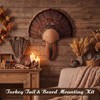 Turkey Fan Mounting Kit with Beard Plate for Hanging Turkey