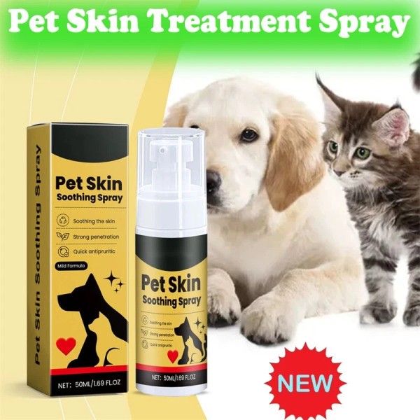 Unbranded New Pet Skin Treatment Spray for Dogs and Cats