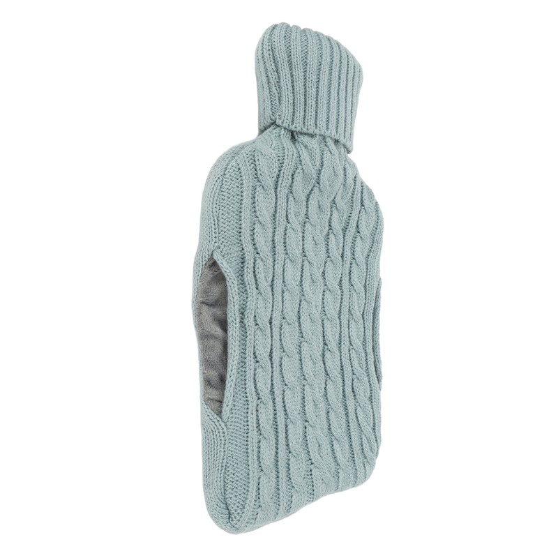 Hot Water Bottle Rubber Hot Compress Reduce Pain Leakproof Safe
