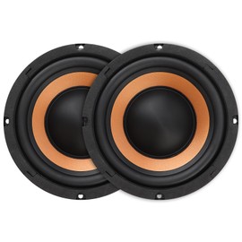 DriSentri 6.5 Inch Bass Loudspeaker Woofer Speaker, 2 Pieces Car Speakers Wide Frequency Response Car Audio Stereo Speaker for Car Audio/Home Theaters