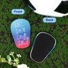 2pcs Mini Soccer Shin Guards, 3.15x1.97 Inch Letter Style Extra