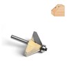 Chamfer Router Bits 1/4-inch Shank with 45 Degree 7/8 inch
