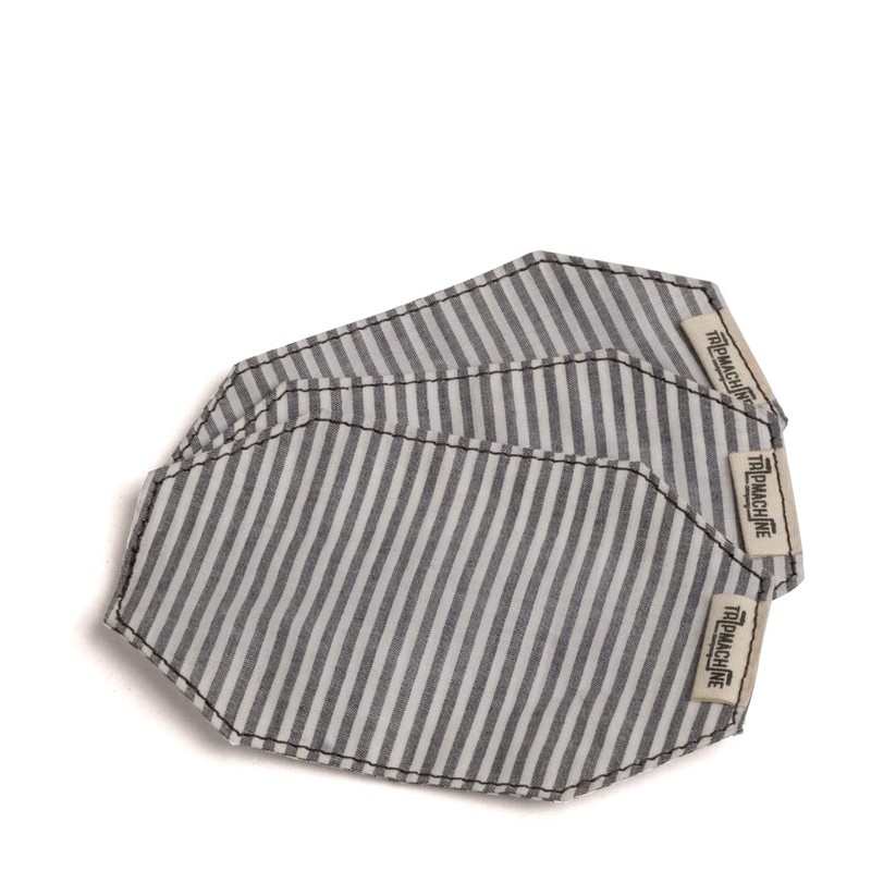 Trip Machine Company Leather Face Mask (Dark Brown)