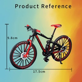 Jiahuade Bicycle Model Decoration, Finger Bicycle Toy, Mini Finger Bike, Miniature Mountain Bike, Finger Bicycle BMX, Mini MTB Finger Bike, Mountain Bike Model, Mini BMX Bike (M)