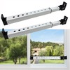 2-Section Upgrade Window Security Bar 2 Pack with Child-Proof Anti-Lift