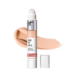 IT Cosmetics Radiant Concealer with Medium Coverage, Multivitamin Serum Formula with Vitamins B3, B5 and E, Plumps Conceals and Hydrates, Do It All Concealer, 7ml