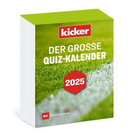 Der große kicker Quiz-Kalender 2025: Fußball Quizkalender