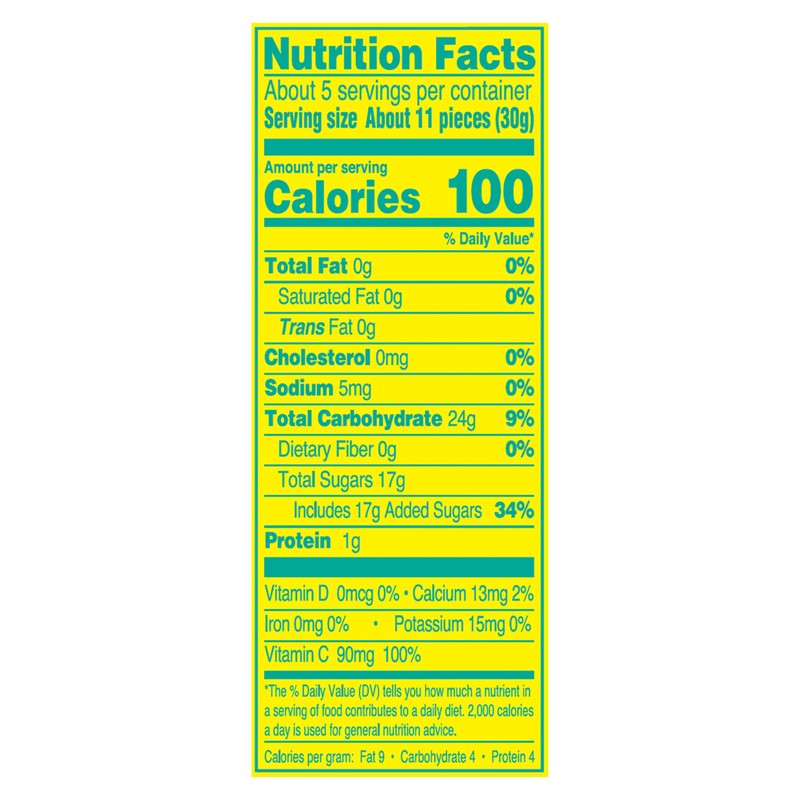 AriZona Sour Lemonade Fruit Snacks - NEW - 5 Ounce