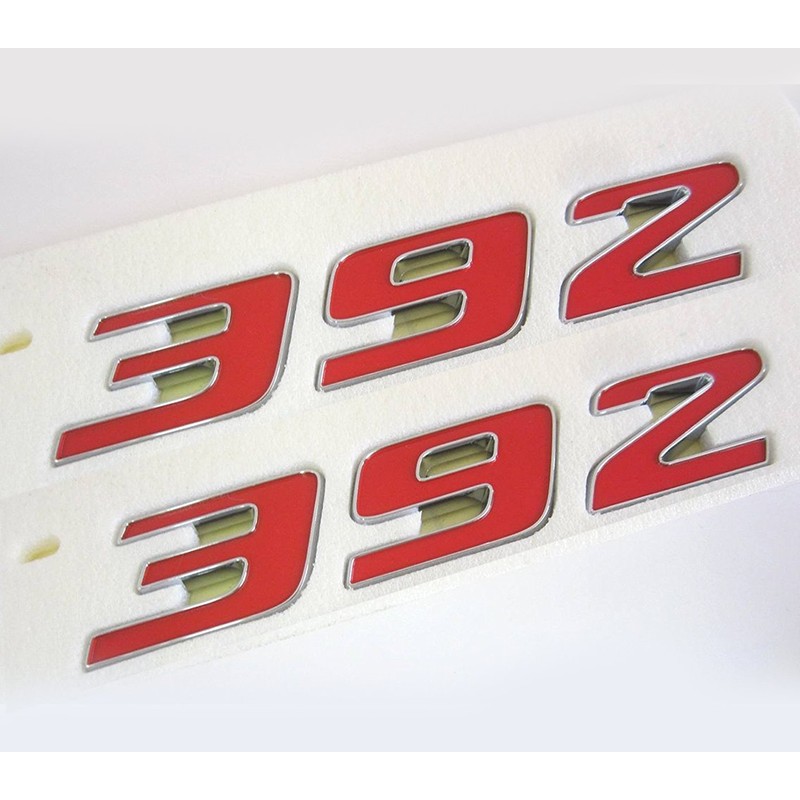 Yoaoo 2X OEM Red 392 Emblem Badge Alloy Decal 3D