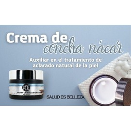 JYE Crema de Concha Nacar, Aclarante e Hidratante para Rostro y Cuerpo | Hidratante, Natural, Libre de Químicos, Todo Tipo de Piel