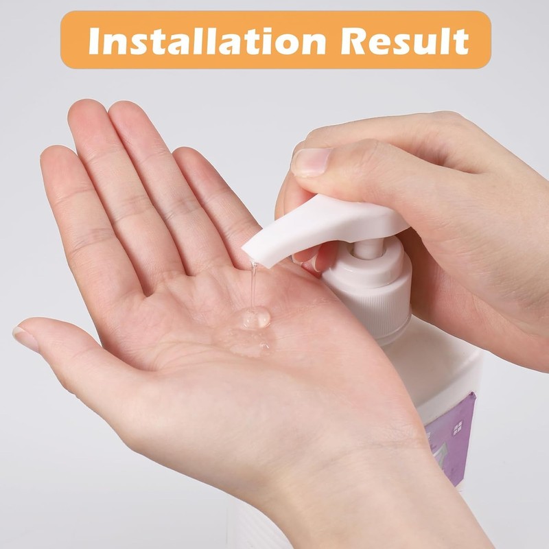 Heanvmyss Bottle Pump Dispenser,2 Pcs Universal Plastic Replacement Pumps,Shampoo Pump