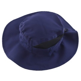 Connectyle Sombrero de sol UPF 50+ para mujer, transpirable, protección UV, Azul marino, L-XL