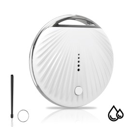 Air Tracker Tag, [MFi Certified] Smart Tags, Pet Bluetooth Tracker for Apple Find My, Replaceable Battery,IP68 Waterproof, Key Finder and Item Locator for Keys, Bags, Pets, Wallet (iOS Only)