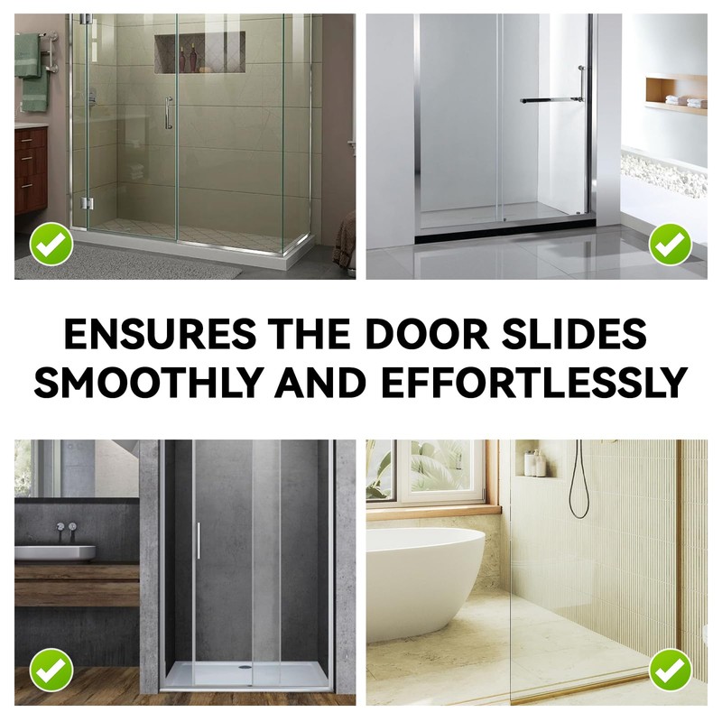 M6221 Sliding Shower Door Bottom Track Guide, 5/8 in. Channels,