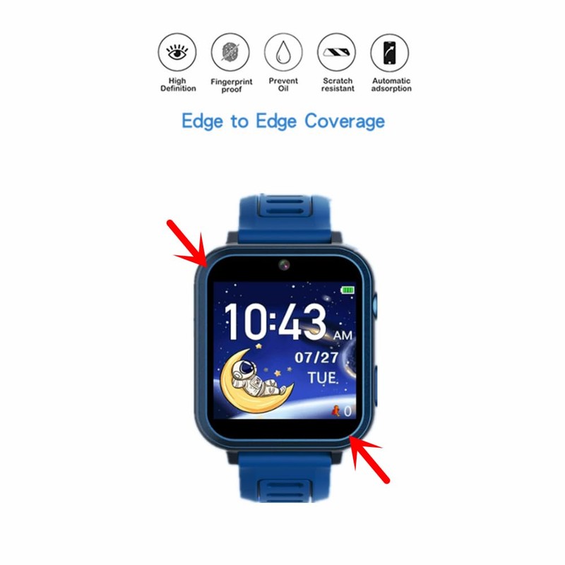 MIHENCE Screen Protector for S16 1.54 Inches Smart Watch, HD