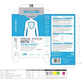 Quest Immune Biotix Capsules For Daily Immunity. With Vitamin D, Zinc & Probiotics To Help Against Infection & Enhance Immunity. Immune System Support Supplement For Men & Women (2 Pack x 30 Capsules)