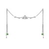 L'VOW Futuristic Cyber Punk Face Chain Earring Jewelry Headpiece On