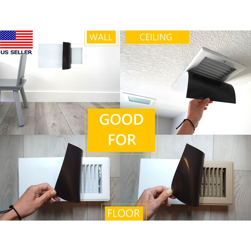 MODERN WAVE - Extra Thick Magnetic Air Vent Covers for