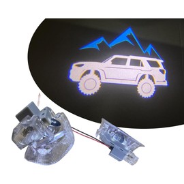 YaaGoo Courtesy Projector Laser Welcome Light Puddle Lamp for for 4Runner 2010-2024 Blue Color