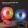 USB Charging Desktop Mini Fan Portable Home Office Clip On