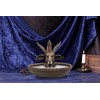 Nemesis Now Baphomet's Wealth Backflow Incense Burner, Bronze, 13cm