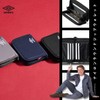Umbro for Men, Kids Zippered Bi-Fold Minimalist Slim Nylon Wallet