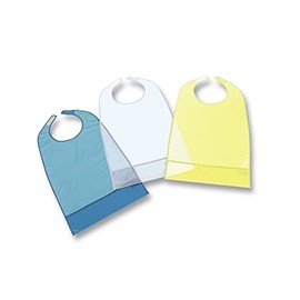 PVC Dining Apron with Catcher White, White