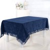 Traditional Large Cotton Chenille Table Covers Tablecloth Non Iron Dining