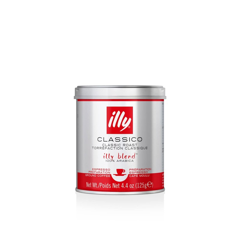 illy Ground Coffee Espresso - 100% Arabica Coffee Ground –