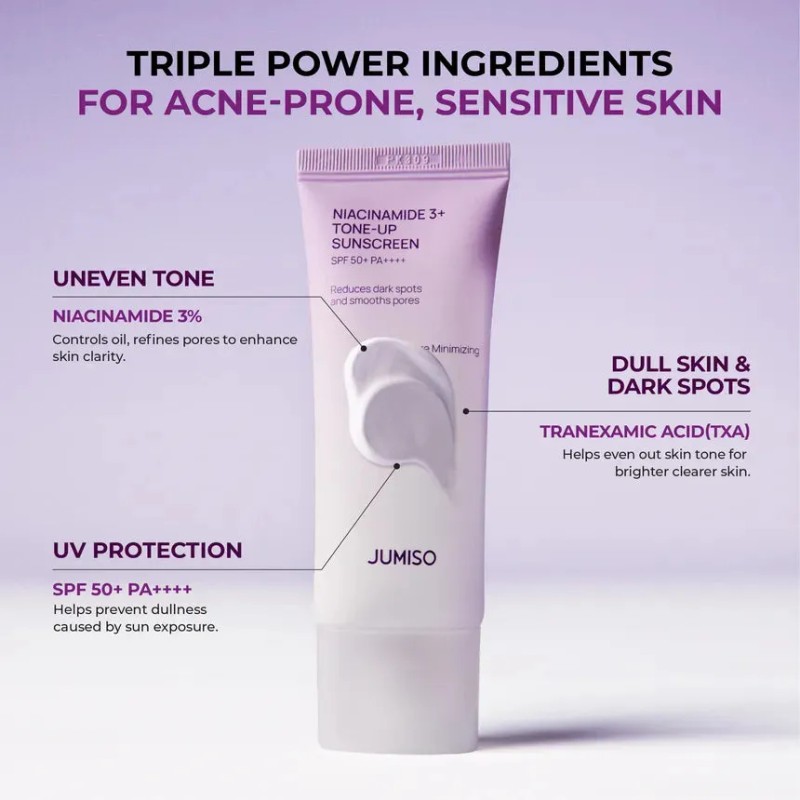 Jumiso - Niacinamide 3 + Tone-up Sunscreen - 40ml