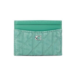 Coach Women's Essential Card Case, LH/Ivy, One Size