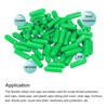 MECCANIXITY 100pcs 4mm Rubber End Caps Cover PVC Vinyl Screw