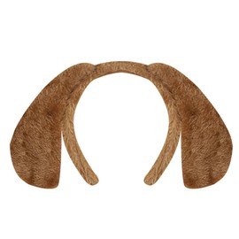Dog Headband Dog Ears Puppy Ears Floppy Dog Ears Floppy Dog Headband Animal Headbands World Book Day Fancy Dress Costume Headbands For Kids Adults (Brown Floppy Dog Ears)