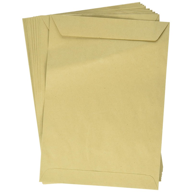 Herlitz C5 Mailing Bags Without Window - Brown