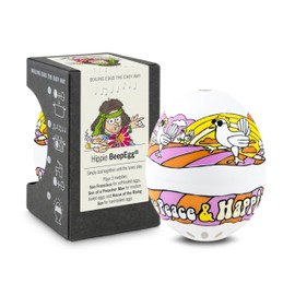 PiepEi Egg Timer, Multi-Coloured, White, Hippie